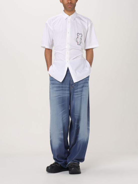 25FW 꼼데가르송 반팔 셔츠 FOB038051 1 White - COMME DES GARCONS