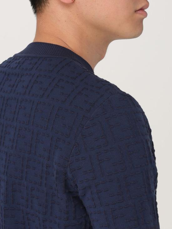 25FW 펜디 반팔 티셔츠 FZX051AU7O F0ZNZ Blue - FENDI