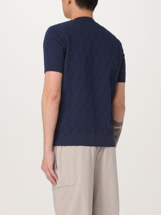 25FW 펜디 반팔 티셔츠 FZX051AU7O F0ZNZ Blue - FENDI