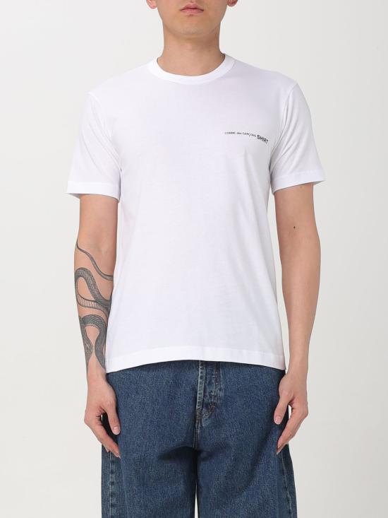 25SS 꼼데가르송 반팔 티셔츠 FOT026051 3 White