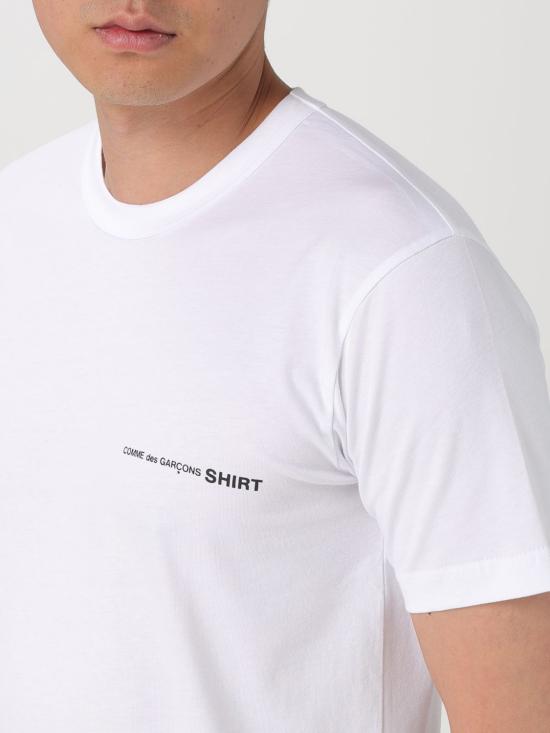 25SS 꼼데가르송 반팔 티셔츠 FOT026051 3 White - COMME DES GARCONS