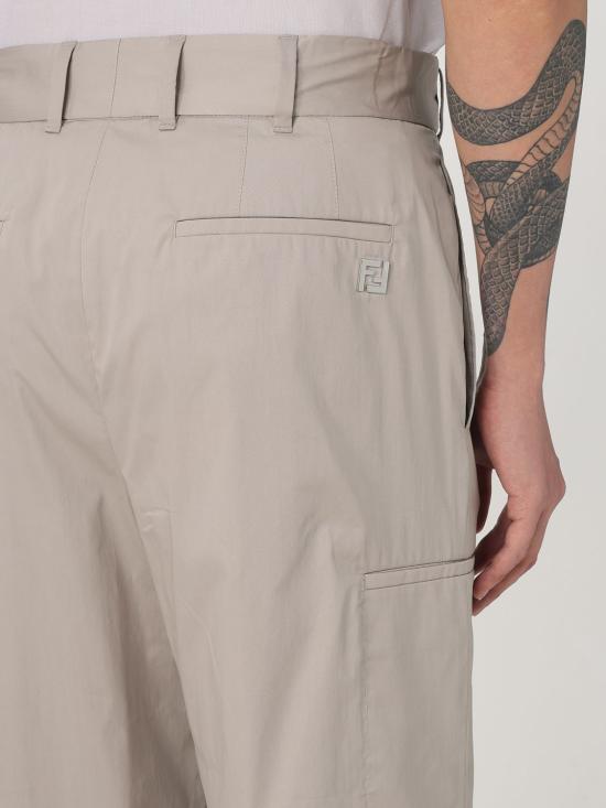 25FW 펜디 스트레이트 팬츠 FB1033AU62 F0GQK Grey - FENDI