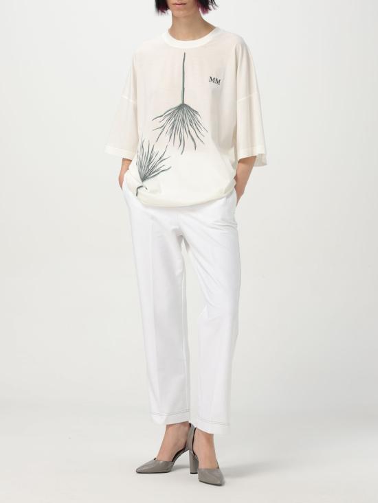 25SS 막스마라 팬츠 2516781047600 001 White - MAX MARA