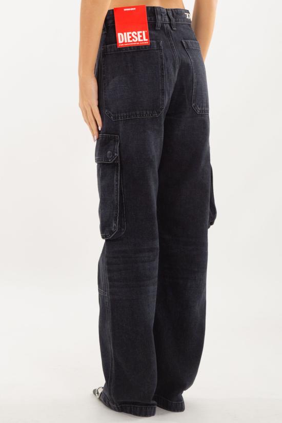 25SS 디젤 팬츠 A16356 007Z9 02 Black - DIESEL