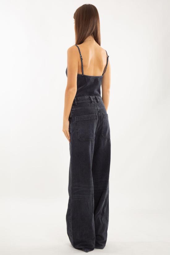 25SS 디젤 점프수트 A14068 007Z9 02 Black - DIESEL