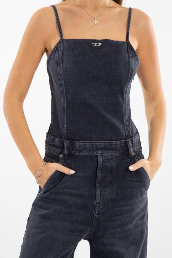 25SS 디젤 점프수트 A14068 007Z9 02 Black - DIESEL