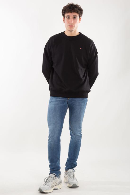 25SS 디젤 긴팔 티셔츠 A14942 0GRAC 9XX Black - DIESEL