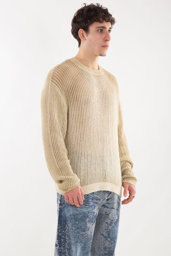 25SS 디젤 스웨터 A17868 0AKBN 7EX Beige - DIESEL