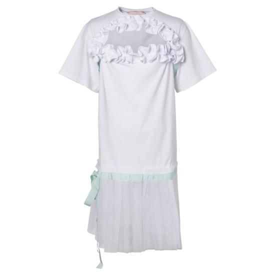 25SS Florentina Leitner 롱 원피스 004WH WHITE