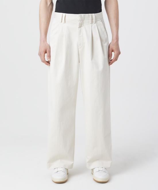  클로즈드 트레이닝/조거 팬츠 CLSM241PRPN013IV LIME BEIGE DOM