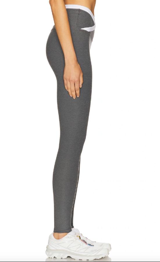  비욘드 요가 레깅스 Beyond Yoga Spacedye Outlines 하이웨이스트 미디  True Gray Heather - BEYOND YOGA