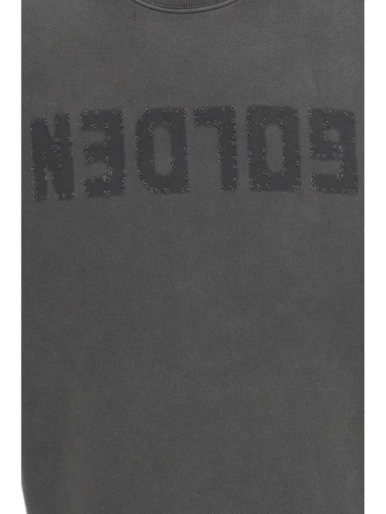 25FW 골든구스 긴팔 티셔츠 GMP01223P00064260318 ANTHRACITE DOM - GOLDEN GOOSE