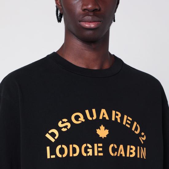 25SS 디스퀘어드2 반팔 티셔츠 S74GD1382S24583 Black - DSQUARED2