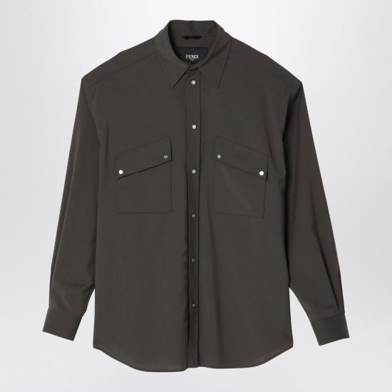  펜디 긴팔 셔츠 FW1319ASCH Green