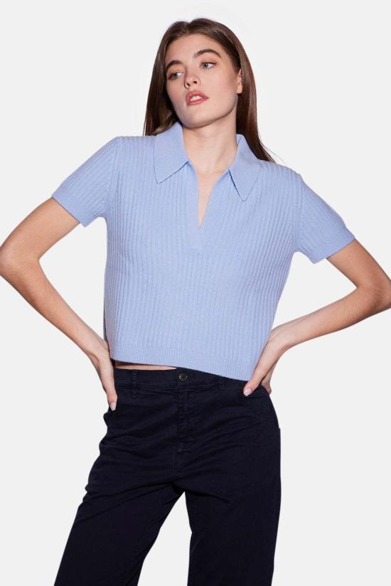  The Tile Club 반팔 티셔츠 타일 클럽 패러 폴로 스카이 블루