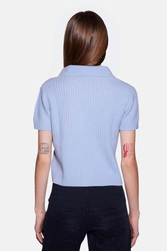  The Tile Club 반팔 티셔츠 타일 클럽 패러 폴로 스카이 블루 - THE TILE CLUB