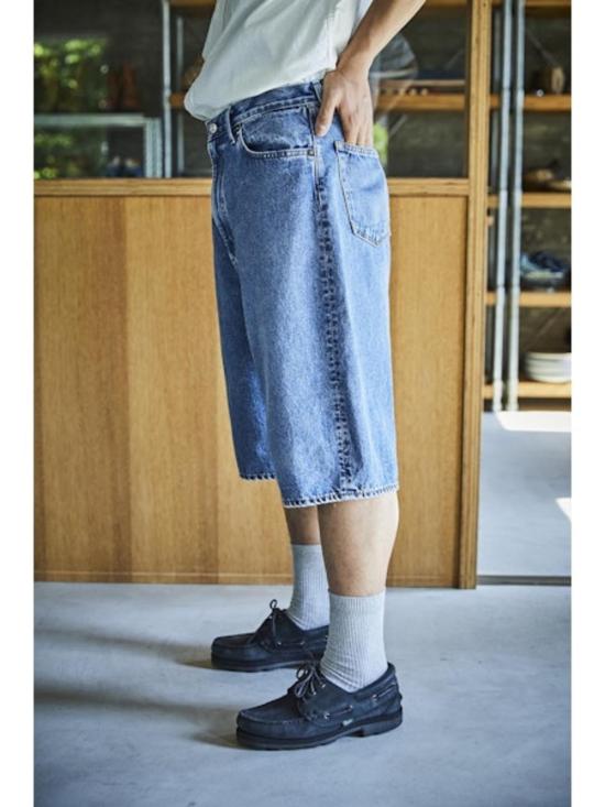  오어슬로우 데님 숏팬츠 Orslow 슈퍼 대드핏 반바지 데님 중고 - ORSLOW