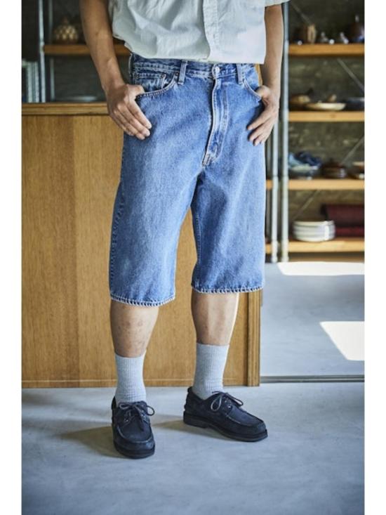  오어슬로우 데님 숏팬츠 Orslow 슈퍼 대드핏 반바지 데님 중고 - ORSLOW