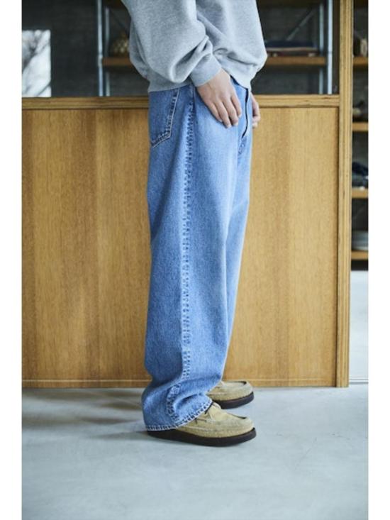  오어슬로우 데님 팬츠 Orslow 100 슈퍼 대드핏  데님 중고 95 - ORSLOW