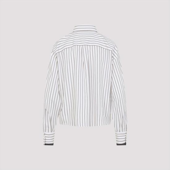 25SS 브루넬로 쿠치넬리 블라우스/셔츠 MA783RD606 C015 BIANCO TABACCO - BRUNELLO CUCINELLI