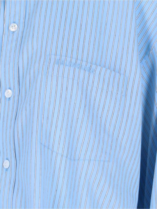 25SS 발렌시아가 셔츠 830990 TSO25 3965 Blue - BALENCIAGA