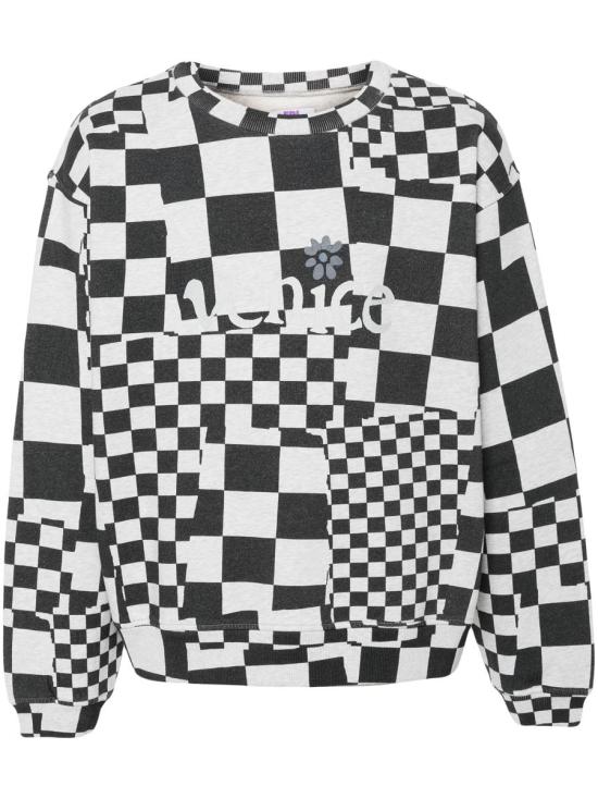  이알엘 스웨터 ERL08T023 50884 1 CHECKER Black