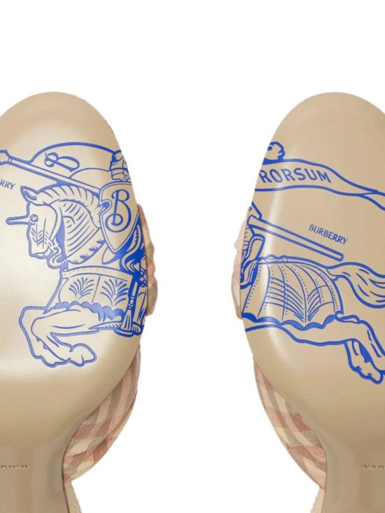 25SS 버버리 뮬/슬리퍼 8101604X TEA CUP IP CHECK - BURBERRY