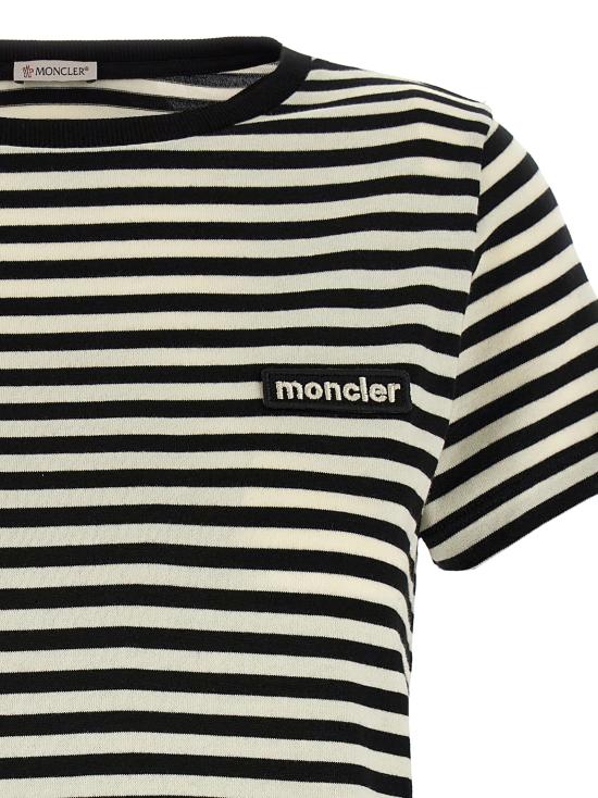 25SS 몽클레어 반팔 티셔츠 K10938C0004989AZCF09 White Black - MONCLER