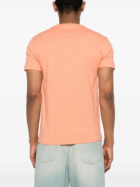 25SS 폴로 랄프로렌 포니로고 자수 반팔 티셔츠  710671438 368 ORANGE - POLO RALPH LAUREN