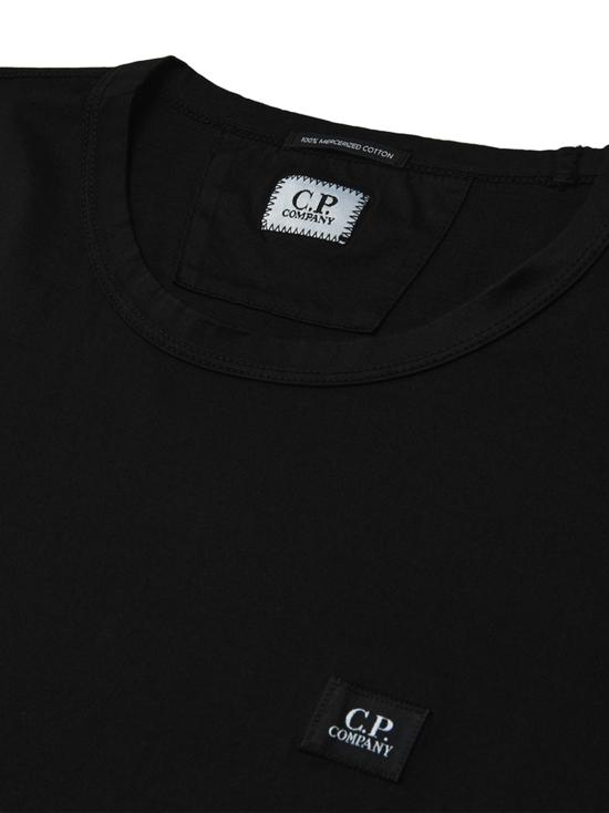 25SS 씨피 컴퍼니 반팔 티셔츠 18CMTS087A006374G 999 BLACK - C.P. COMPANY