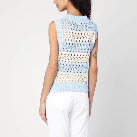 25SS 가니 민소매 티셔츠 K24862709 Light blue - GANNI