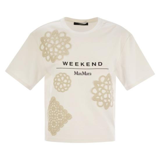25SS 위켄드막스마라 반팔 티셔츠 2515941052600 WHITE