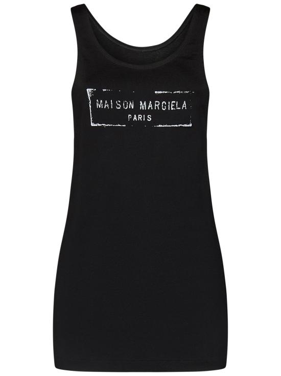 25SS 마르지엘라 민소매 티셔츠 S51NL0048S24522 900 Black