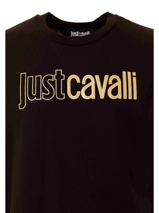 25SS 저스트까발리 반팔 티셔츠 78OAHT16 CJ500899 Black - JUST CAVALLI