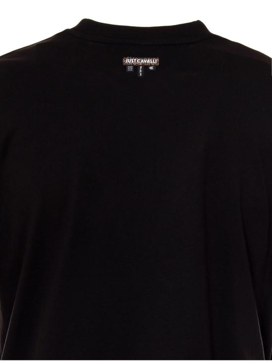 25SS 저스트까발리 반팔 티셔츠 78OAHT03 CJ500899 Black - JUST CAVALLI