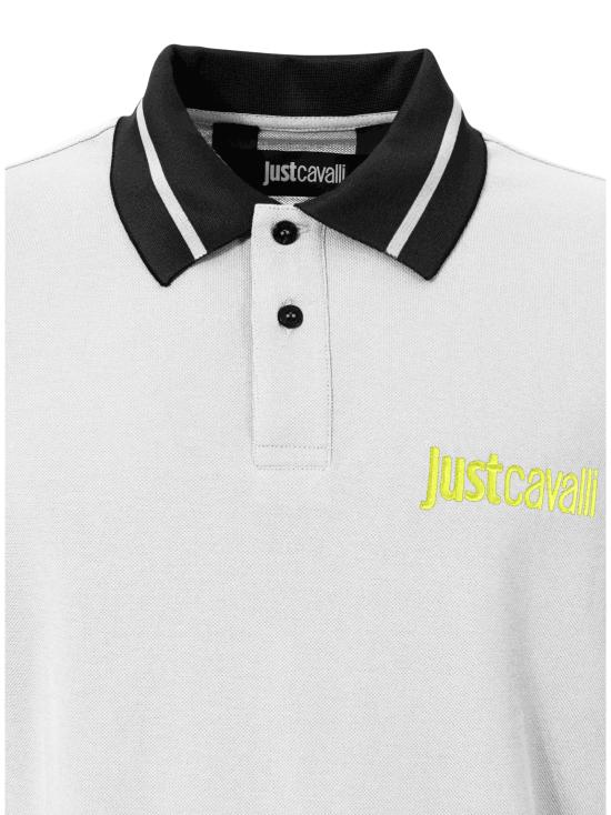 25SS 저스트까발리 폴로 티셔츠 78OAGT15 CJ506003 White - JUST CAVALLI