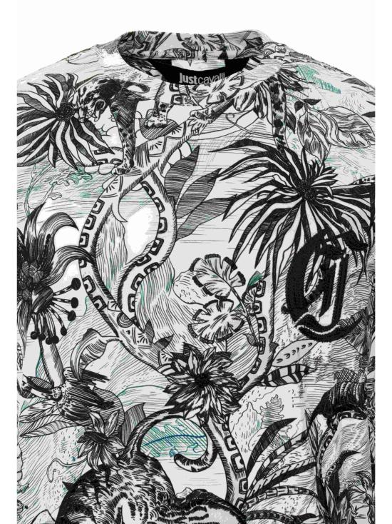 25SS 저스트까발리 반팔 티셔츠 78OAHE04 CJ110R32 - JUST CAVALLI
