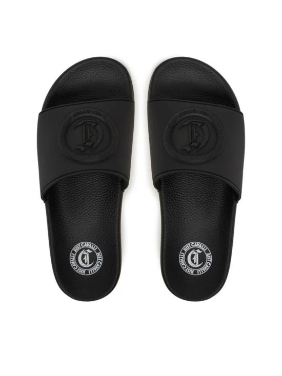 25SS 저스트까발리 뮬/슬리퍼 78RA3SZ4 ZSC30899 Black - JUST CAVALLI