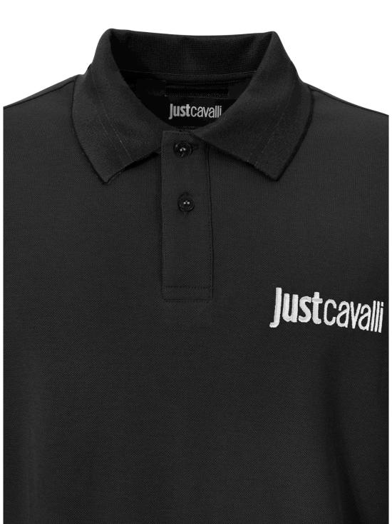 25SS 저스트까발리 폴로 티셔츠 78OAGT15 CJ506899 Black - JUST CAVALLI