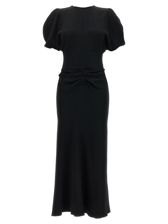 26FW 빅토리아 베컴 롱 원피스 1124WDR005227ABLACK Black