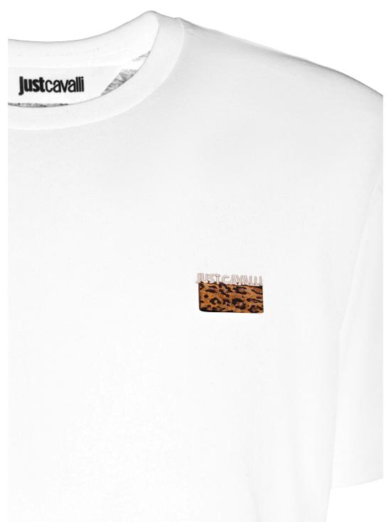 25SS 저스트까발리 반팔 티셔츠 78OAHE11 CJ110003 White - JUST CAVALLI