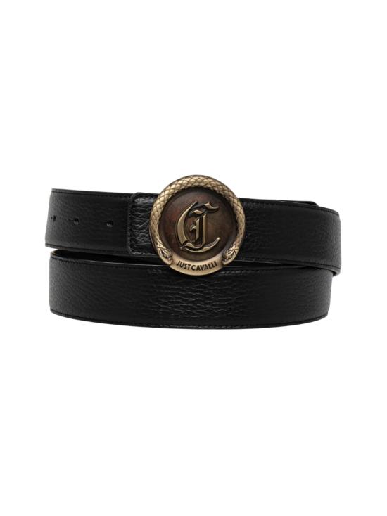 25SS 저스트까발리 가죽 벨트 78QA6F60 ZP303899 Black - JUST CAVALLI