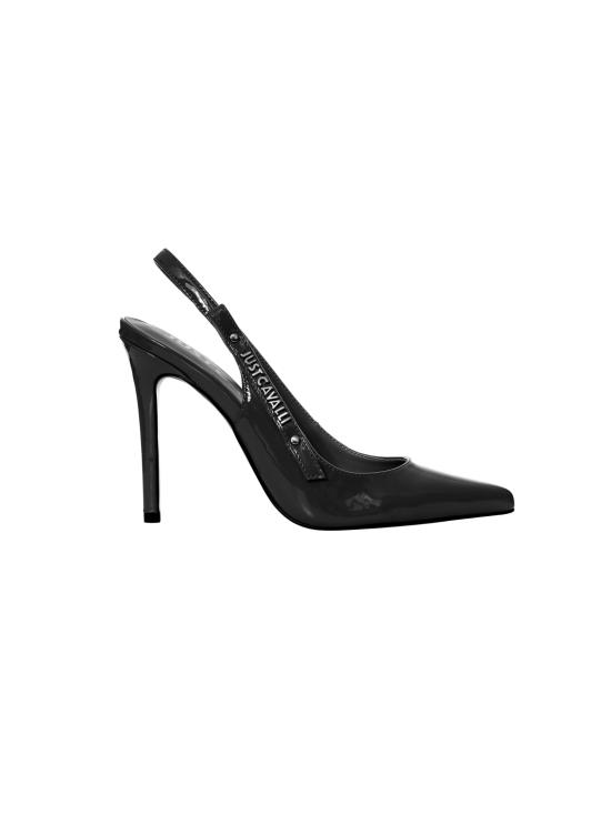 25SS 저스트까발리 플랫 슈즈 78RA3S02 ZSA38899 Black