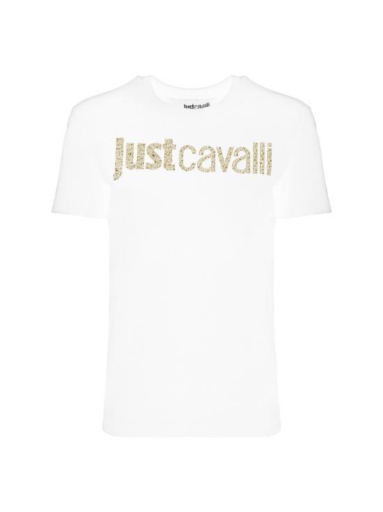 25SS 저스트까발리 반팔 티셔츠 78PAHE15 CJ110G03 White