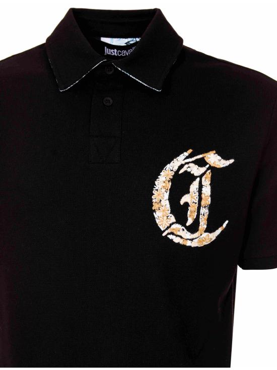 25SS 저스트까발리 폴로 티셔츠 78OAGE13 CJ116899 Black - JUST CAVALLI