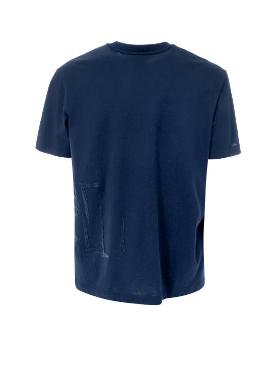 25SS 저스트까발리 반팔 티셔츠 78OAHT02 CJ500204 Blue - JUST CAVALLI