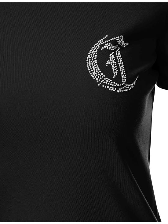 25SS 저스트까발리 반팔 티셔츠 78PAHE11 CJ112899 Black - JUST CAVALLI