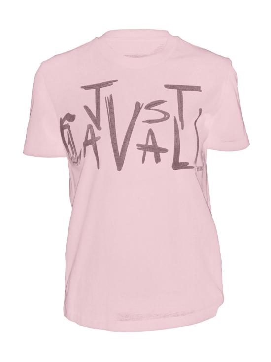 25SS 저스트까발리 반팔 티셔츠 78PAHT02 CJ500429 Pink