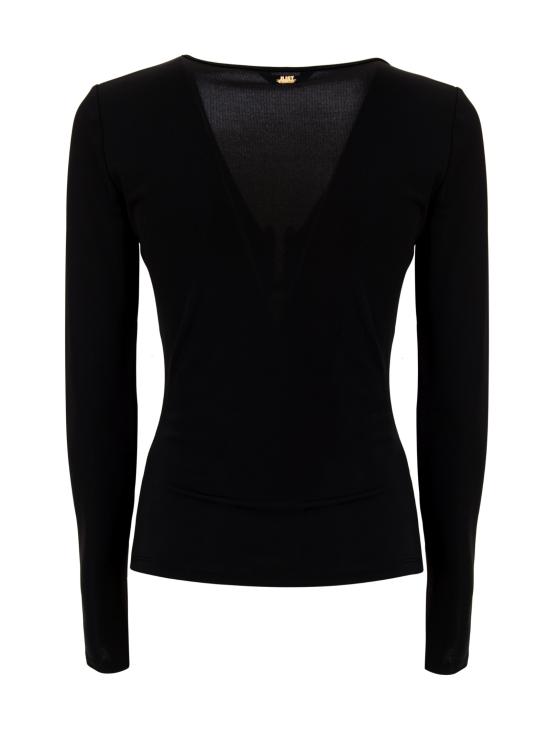 25SS 저스트까발리 긴팔 티셔츠 78PAH619 J0116899 Black - JUST CAVALLI