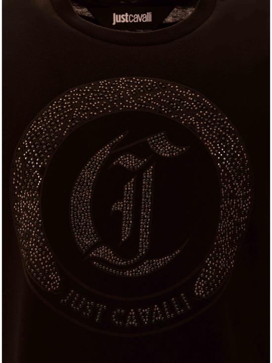 25SS 저스트까발리 반팔 티셔츠 78OAHE22 CJ110899 Black - JUST CAVALLI